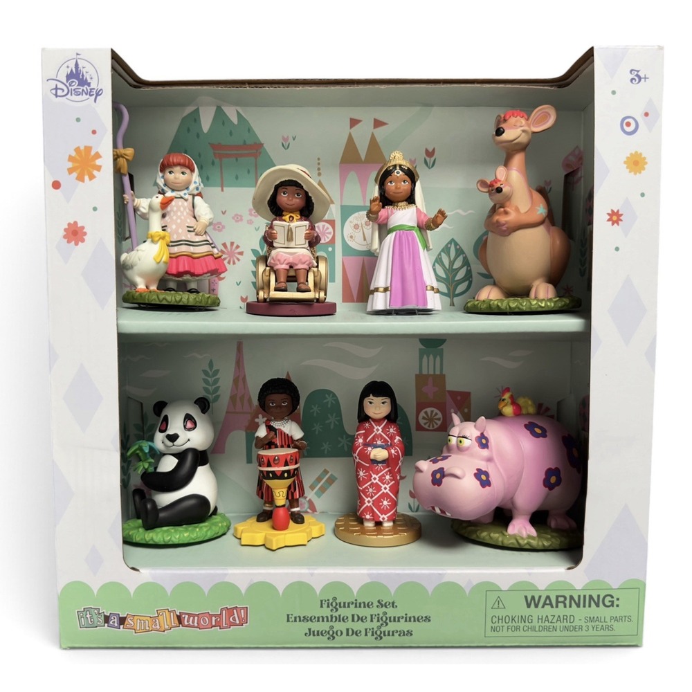 Disney Parks Its A Small World 8 Pc Figurine Playset Toy 60th Anniversary NIB
